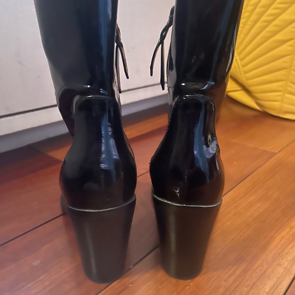 Splendid Patent Leather Booties - Picture 3 of 5